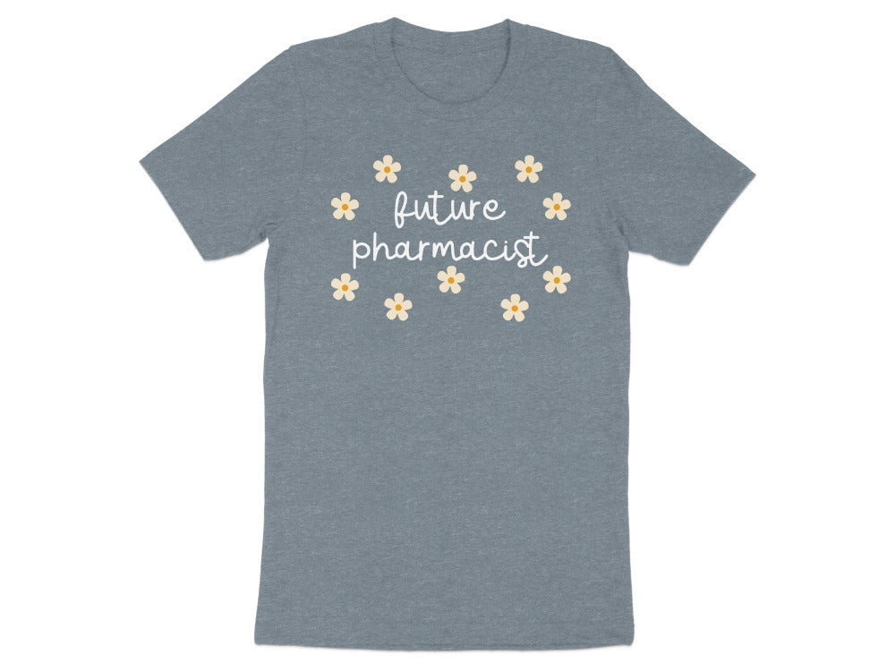 Future Pharmacist Floral Script Tee