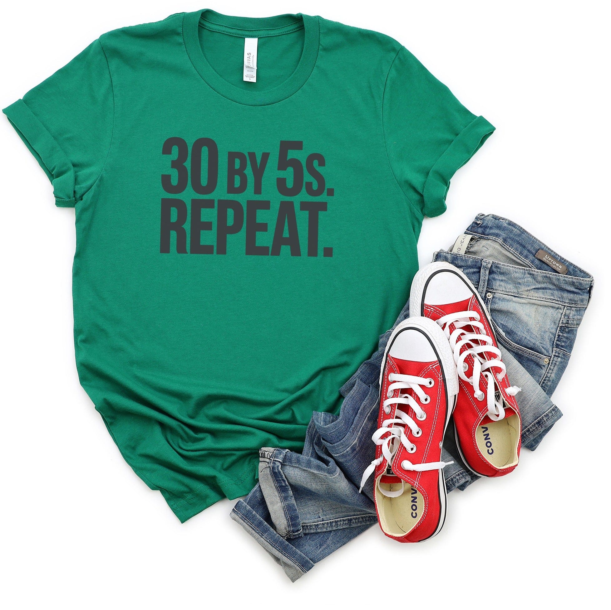 30 by 5s Repeat Graphic T-Shirt product