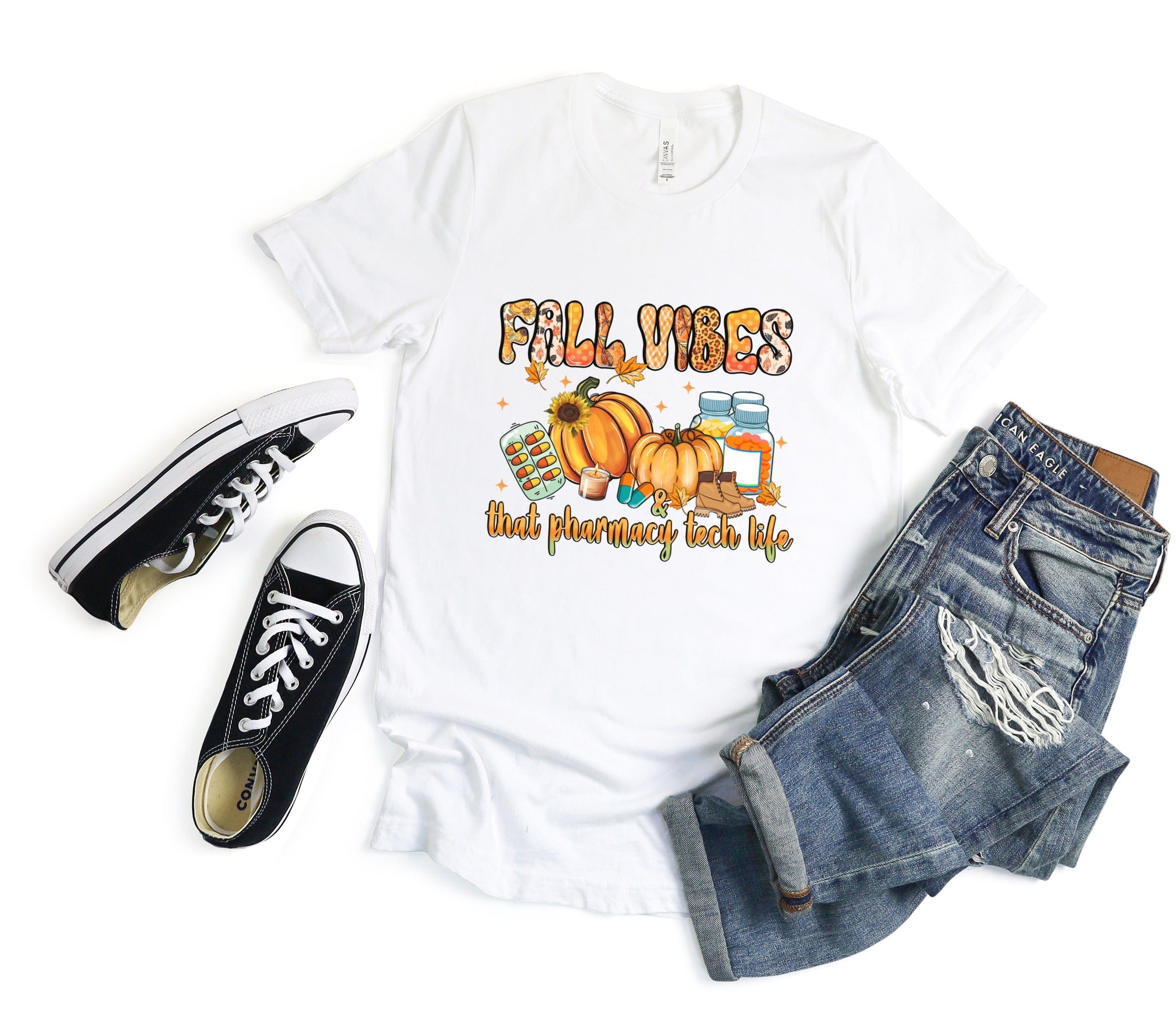 Fall Vibes That Pharmacy Tech Life T-shirt product type