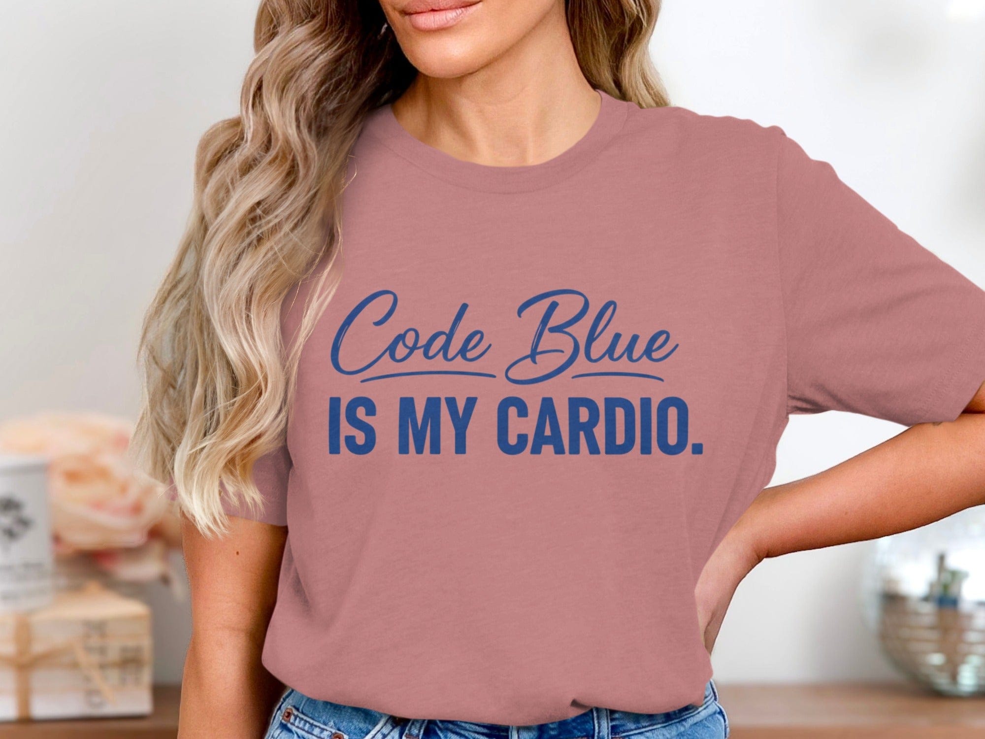 Code Blue Is My Cardio Statement Shirt