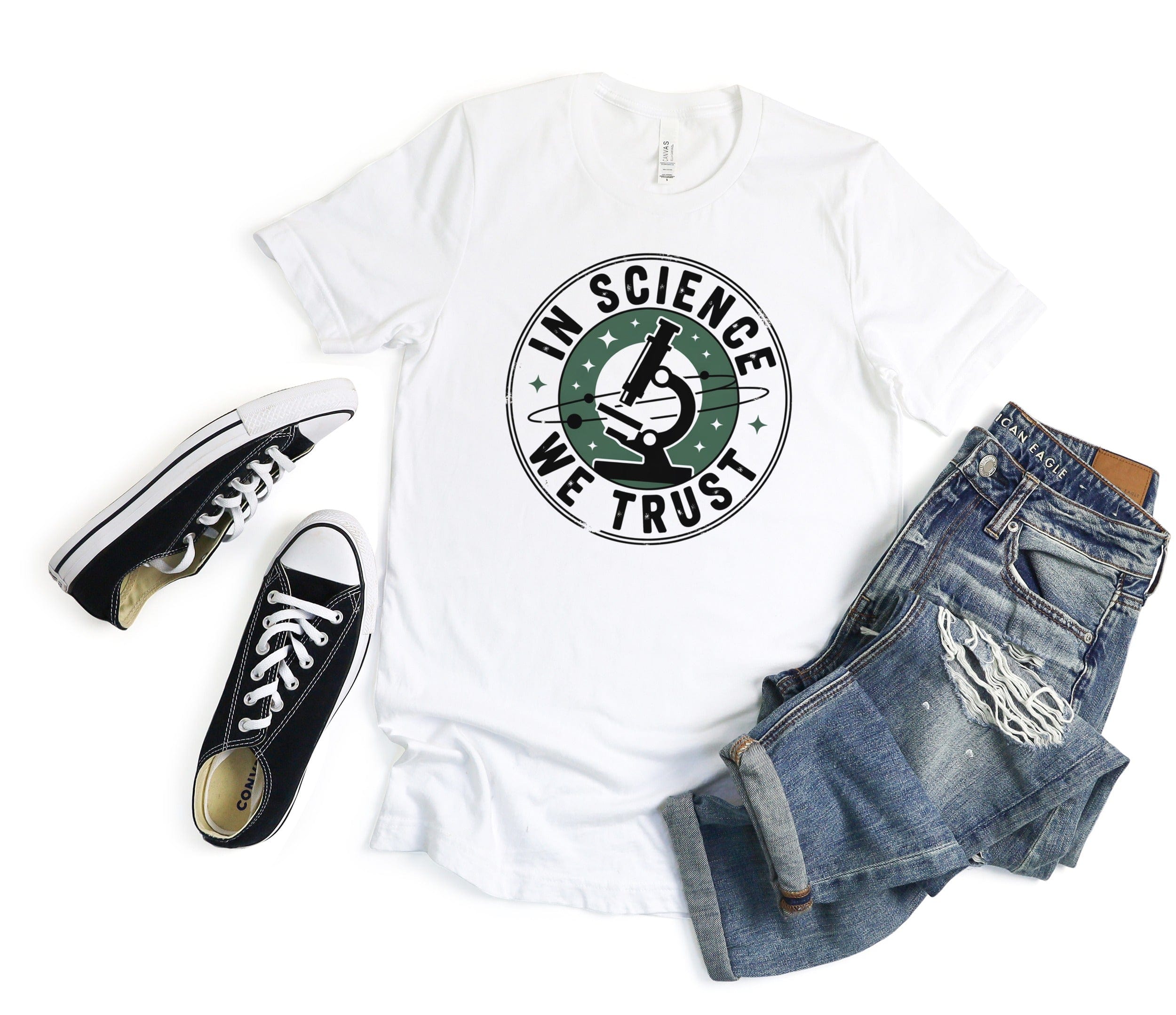 In Science We Trust Graphic T-shirt product type