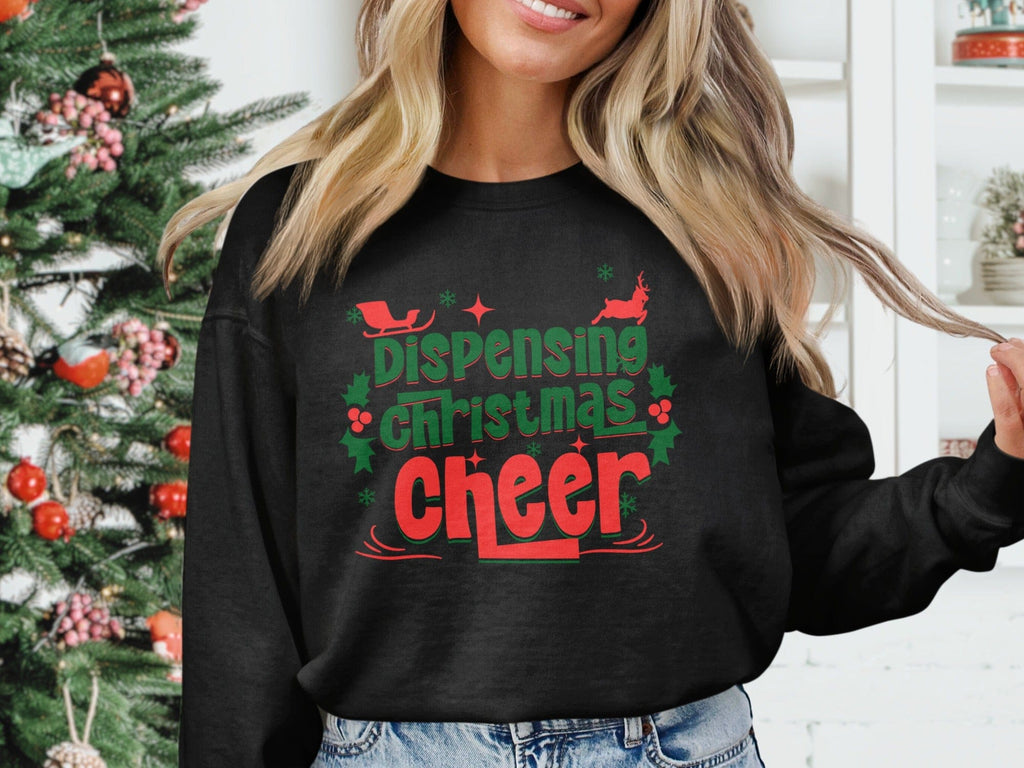 Dispensing Christmas Cheer Festival Sweatshirt