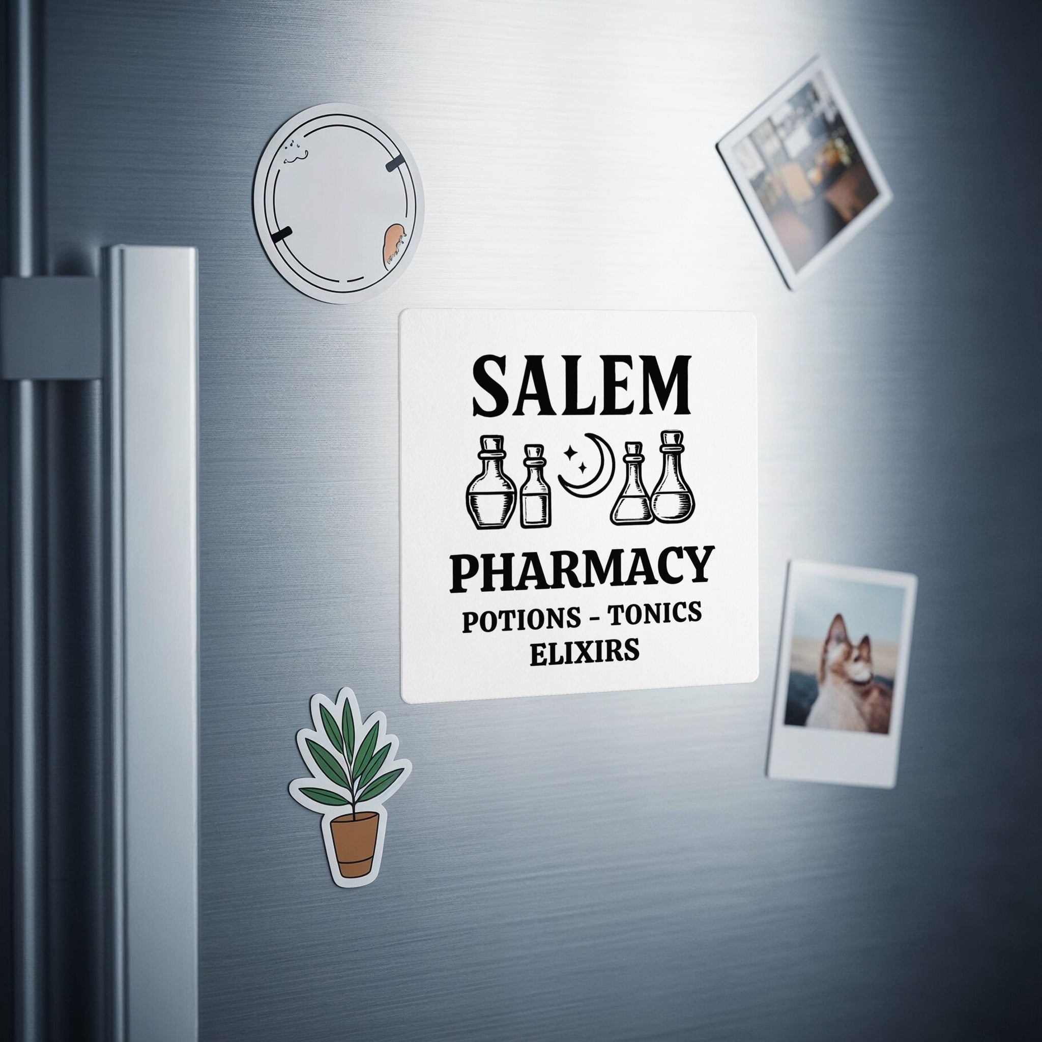 Salem Pharmacy Potions Tonics Elixirs Refrigerator Magnet product