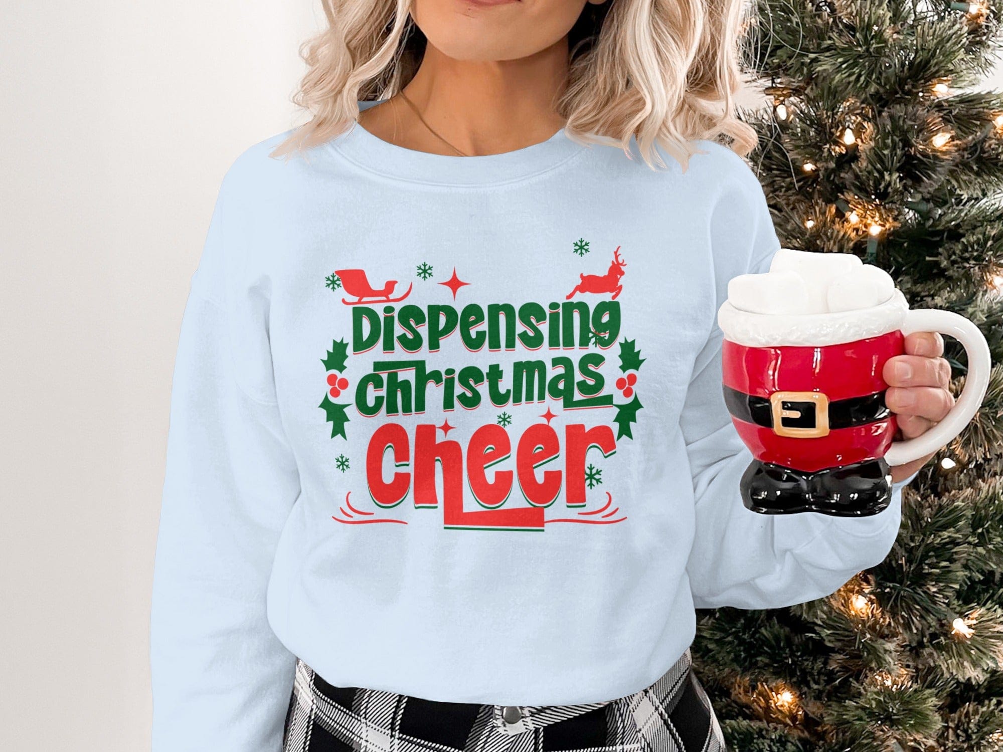 Dispensing Christmas Cheer Sweatshirt Festive Season