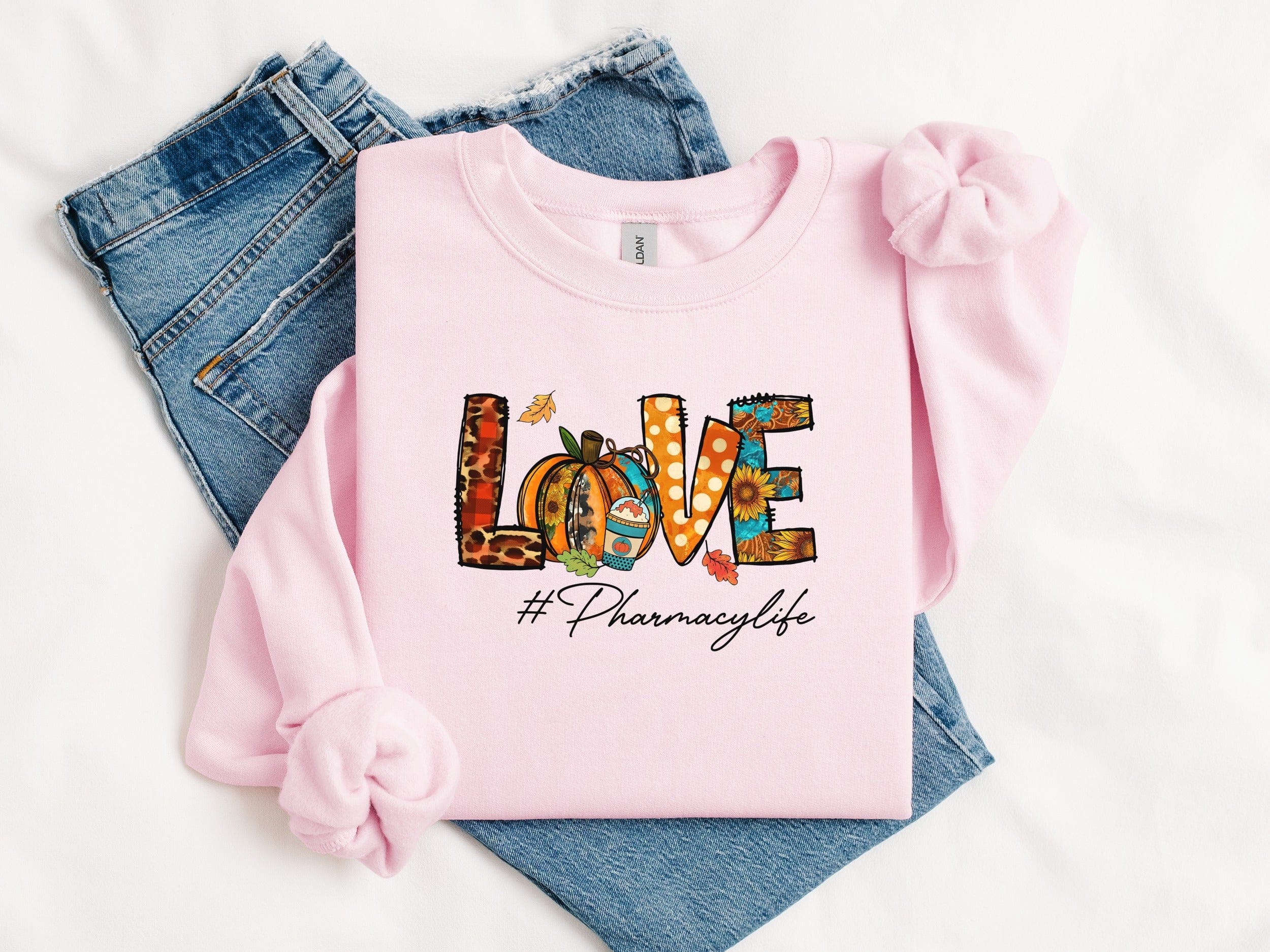 Love Pharmacy Life Graphic Pullover Sweater product