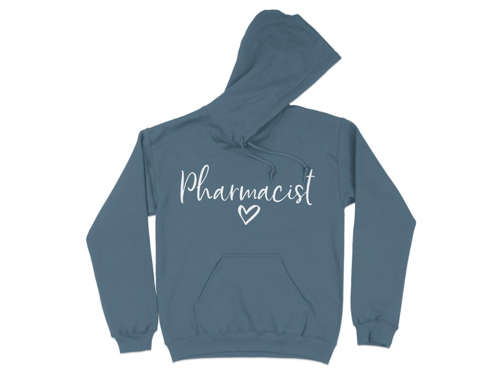 Pharmacist Heart Script Sweatshirt & Hoodie