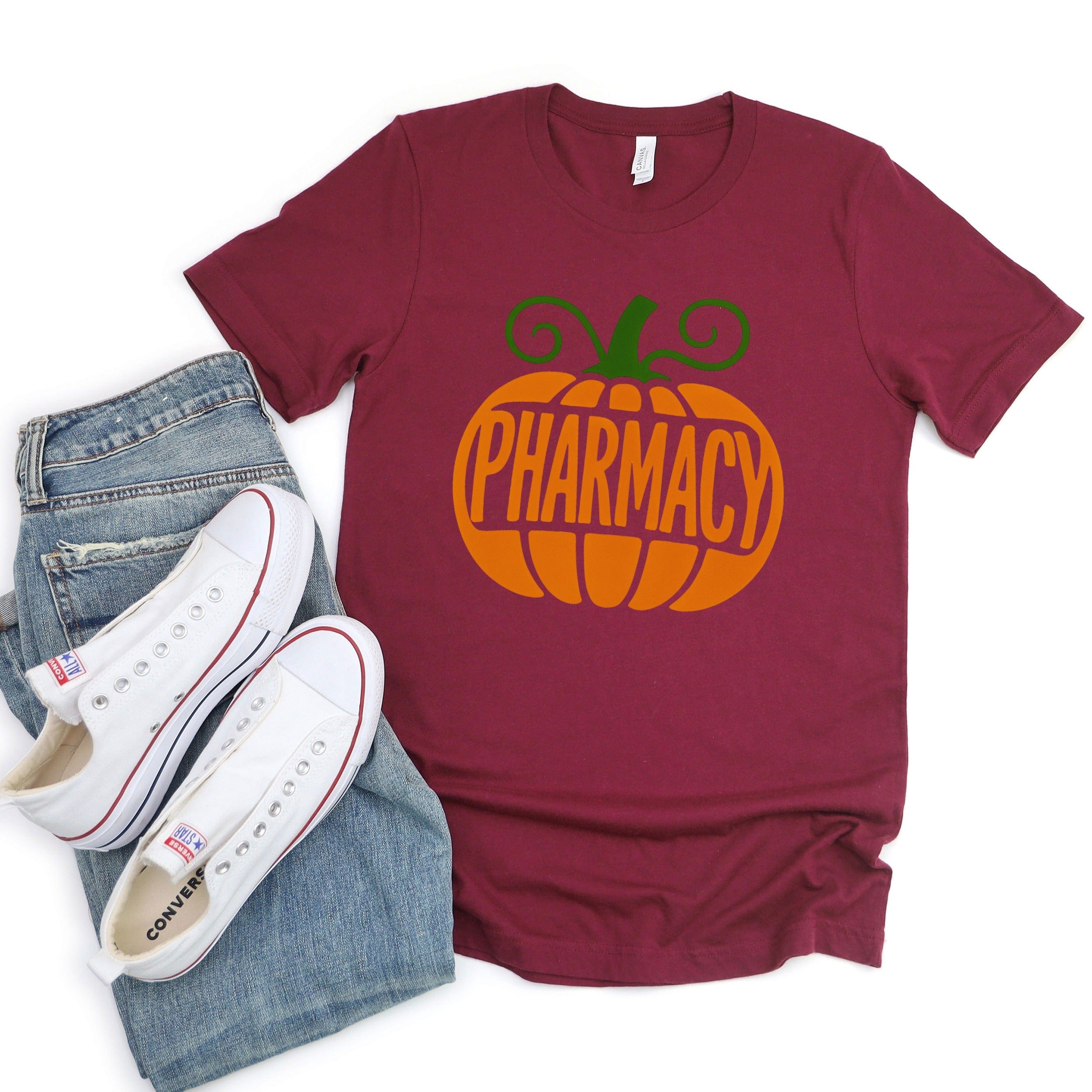 Pharmacy Pumpkin Themed Halloween T-Shirt product type