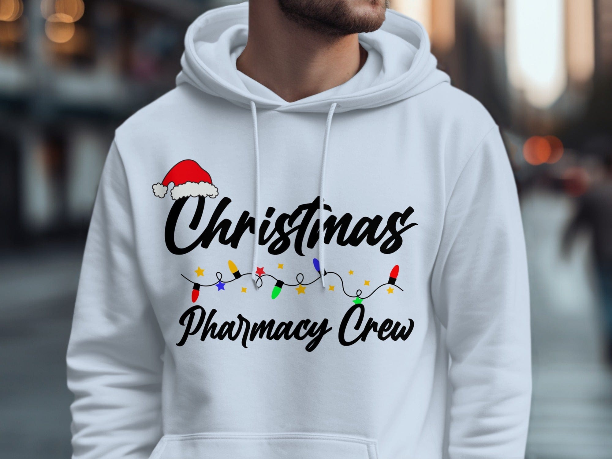 Christmas Pharmacy Crew Santa Hat Hoodie Product