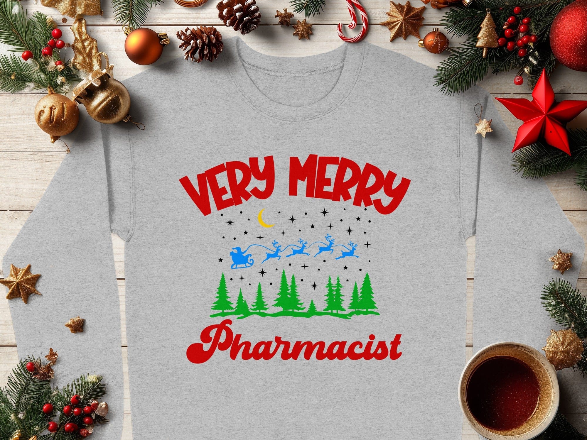 Very Merry Pharmacist Christmas Sweatshirt Product