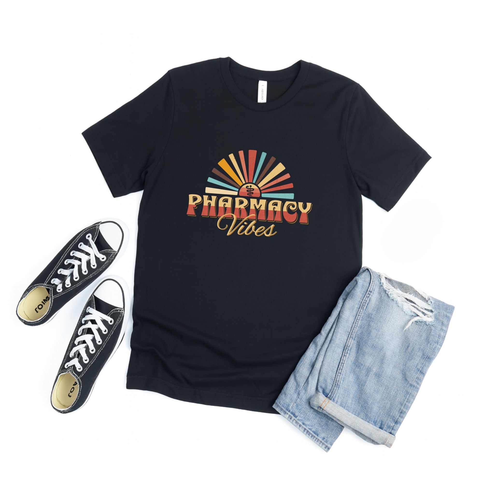 Pharmacy Vibes Graphic Tee Casual T-shirt