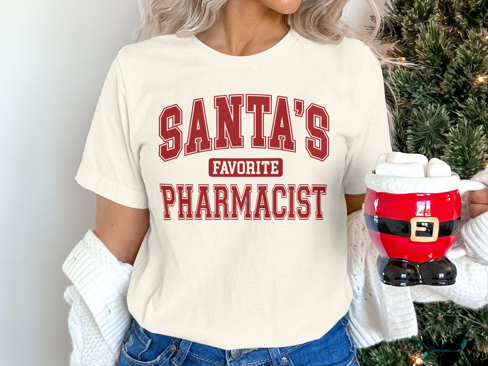 Santa's Favorite Pharmacist Graphic Tee product