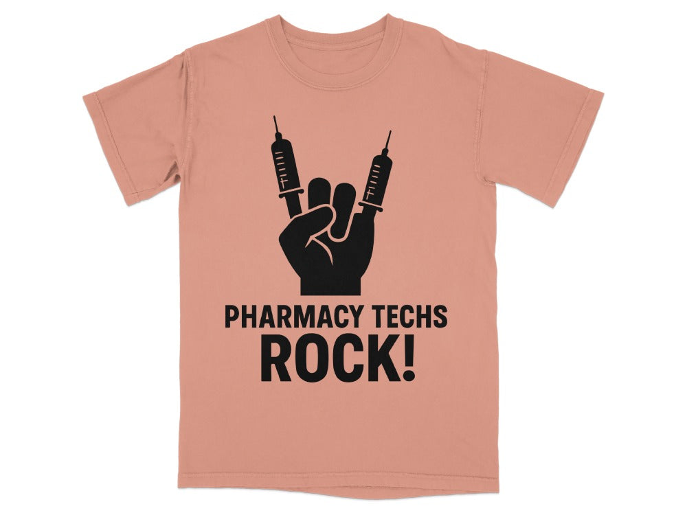 Pharmacy Techs Rock Tee