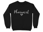 Pharmacist Heart Script Sweatshirt & Hoodie