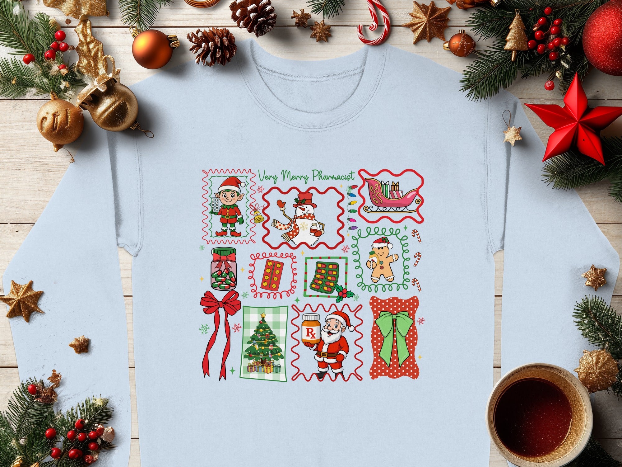 Very Merry Pharmasist Holiday Sweatshirt