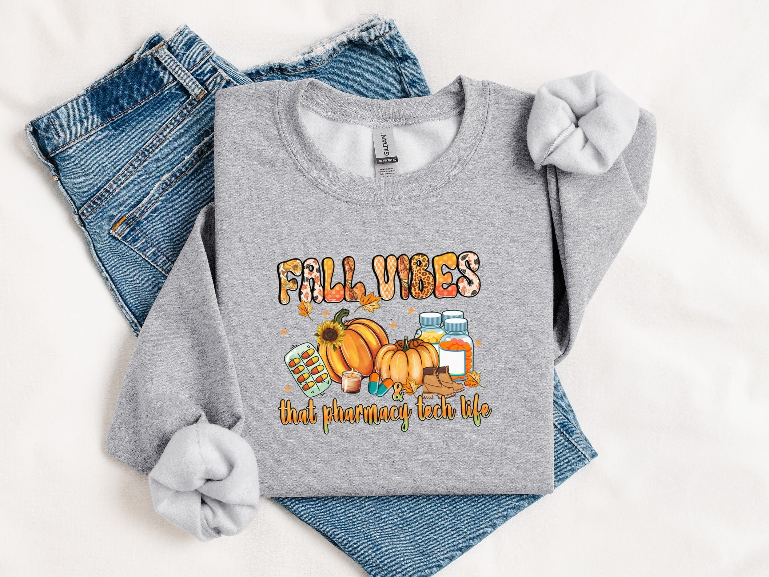 Fall Vibes That Pharmacy Tech Life Sweatshirt product type