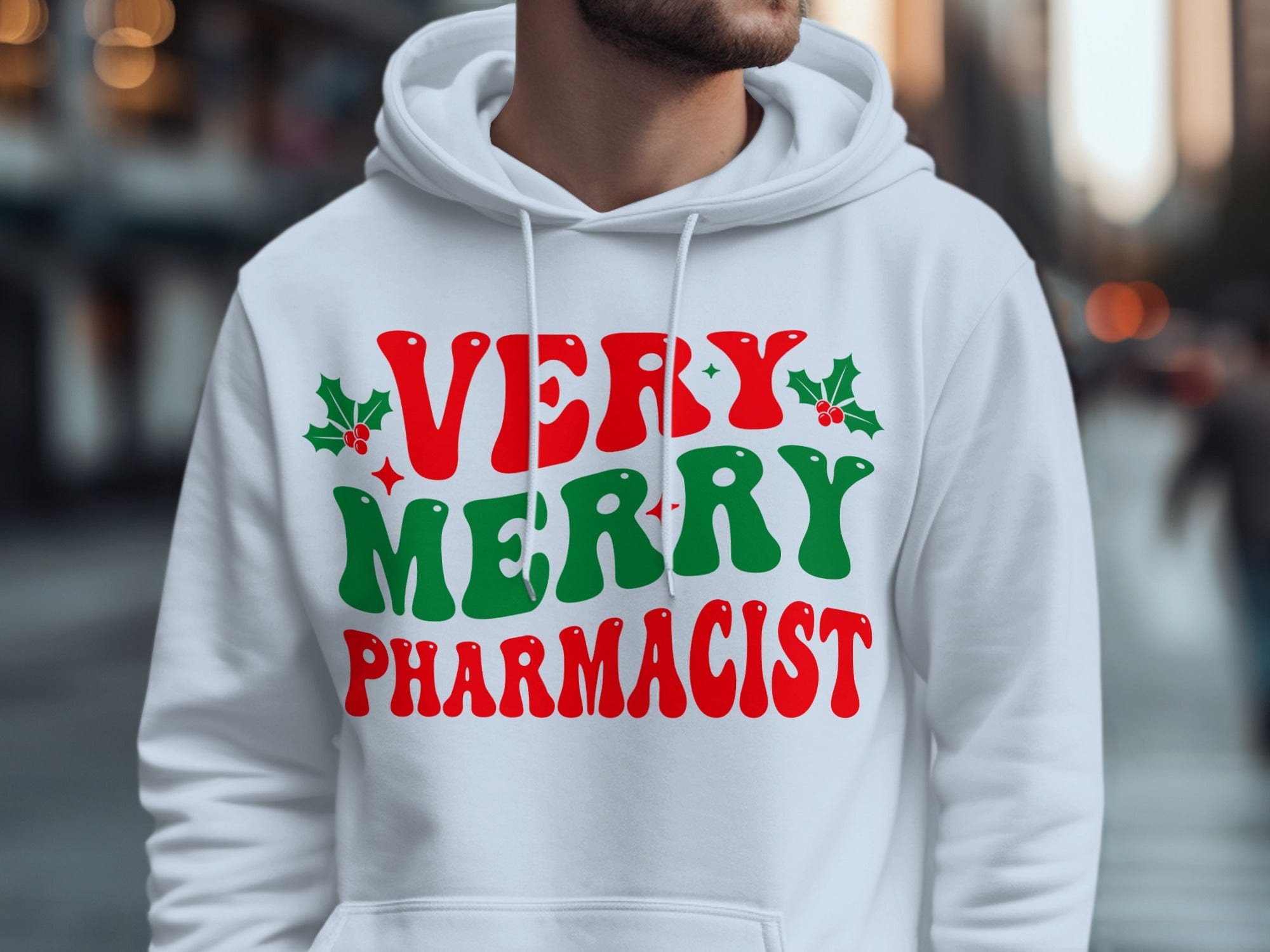 Very Merry Pharmacist Hoodie for Holiday Cheer