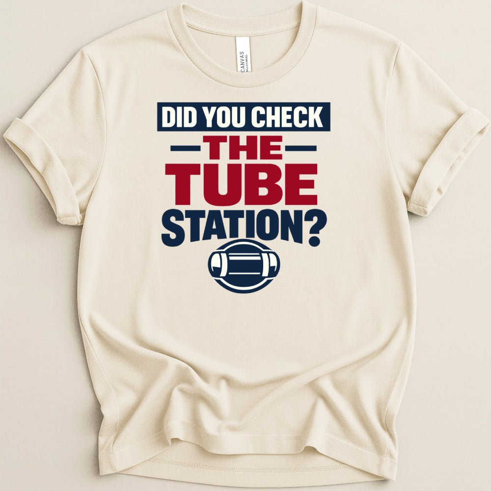 Did You Check the Tube Station? Tee