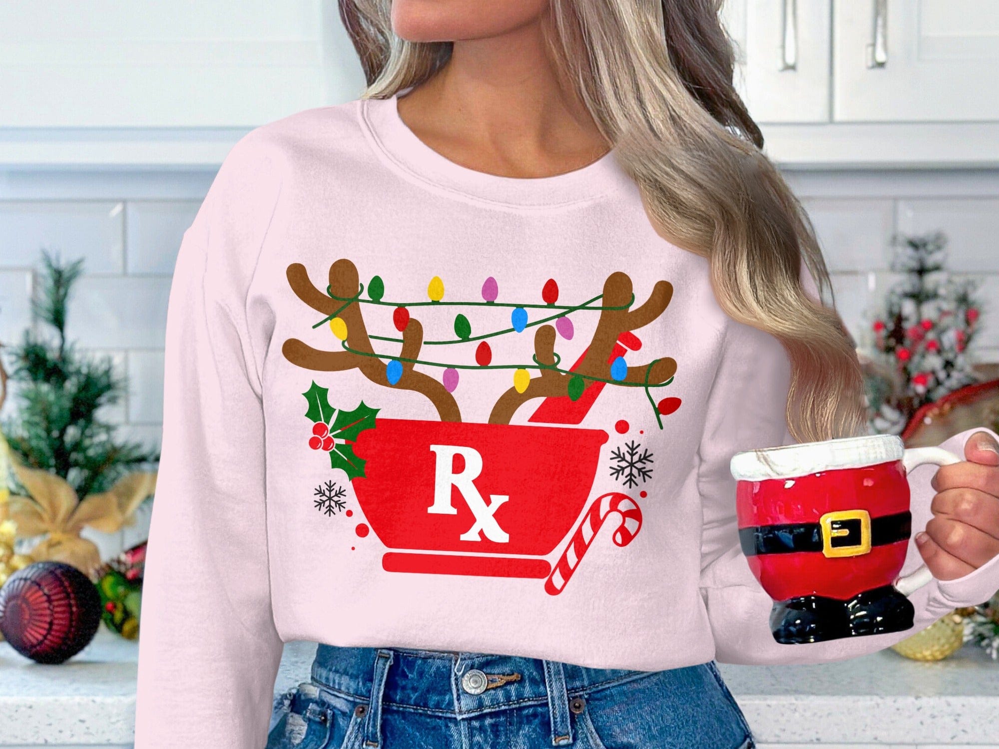 Festive RX Sleigh and Reindeer Sweatshirt product