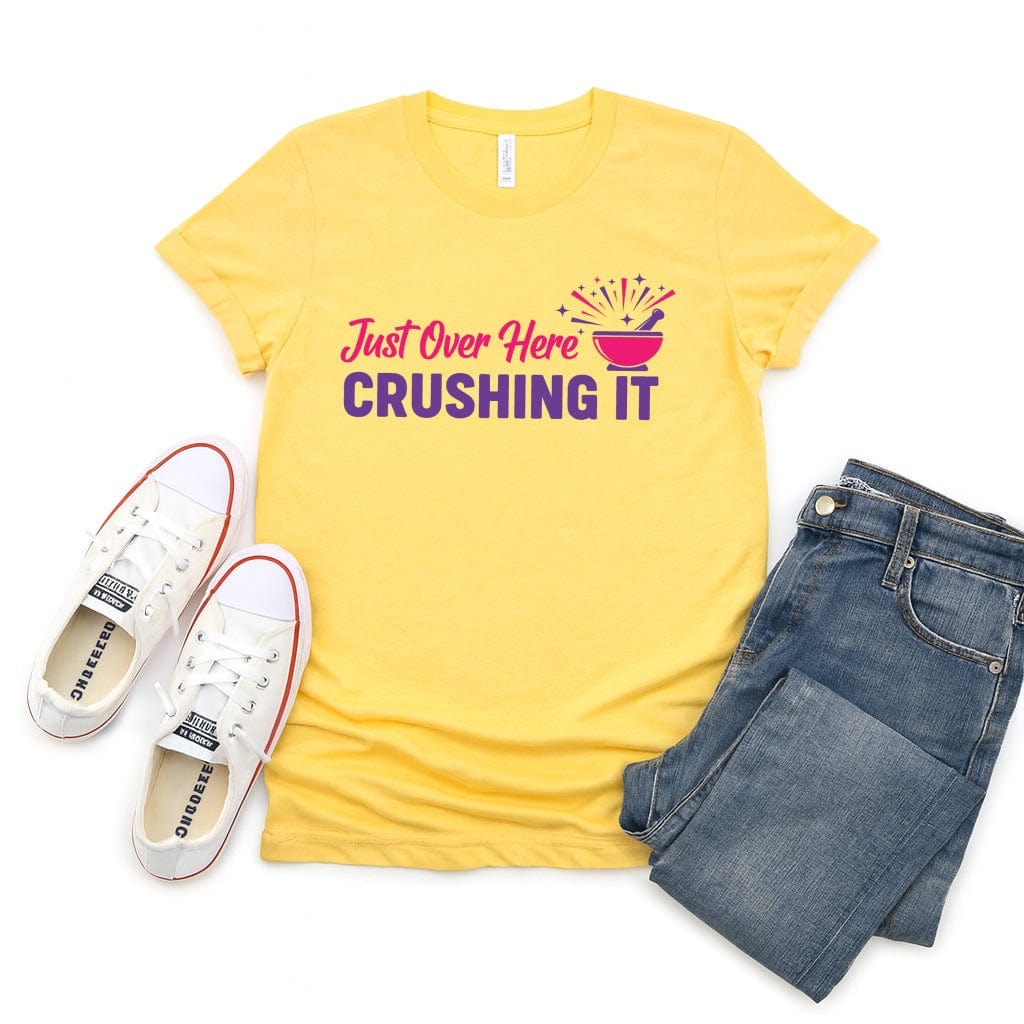 Just Over Here Crushing It Graphic T-Shirt product type