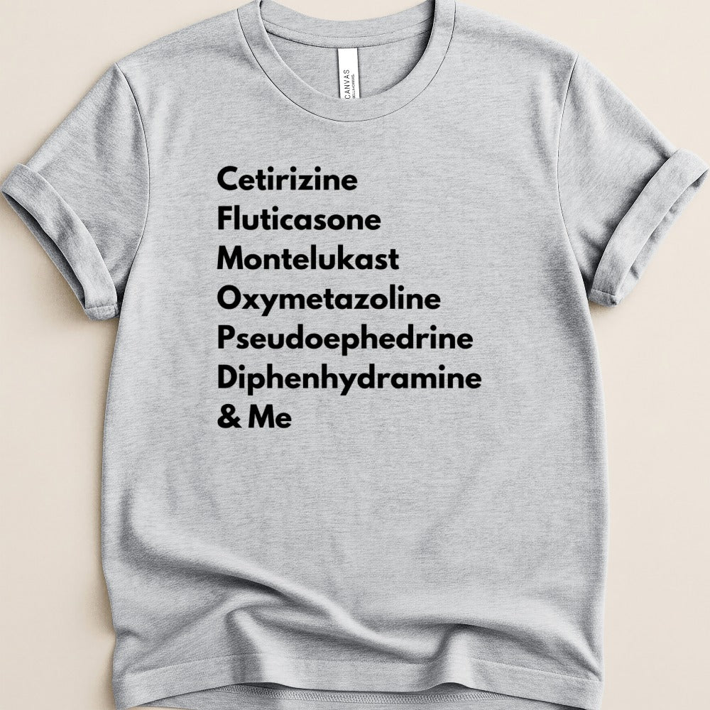 Allergy Season Survival List Tee