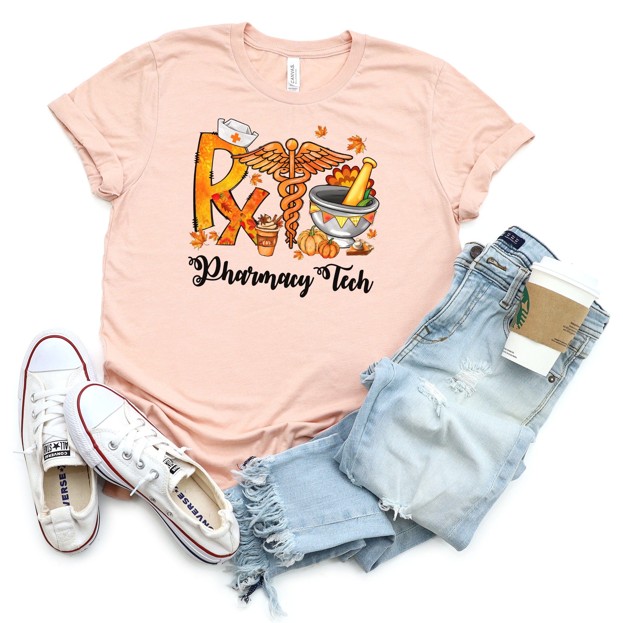 Pharmacy Tech RX Fun Unique Design T-Shirt product
