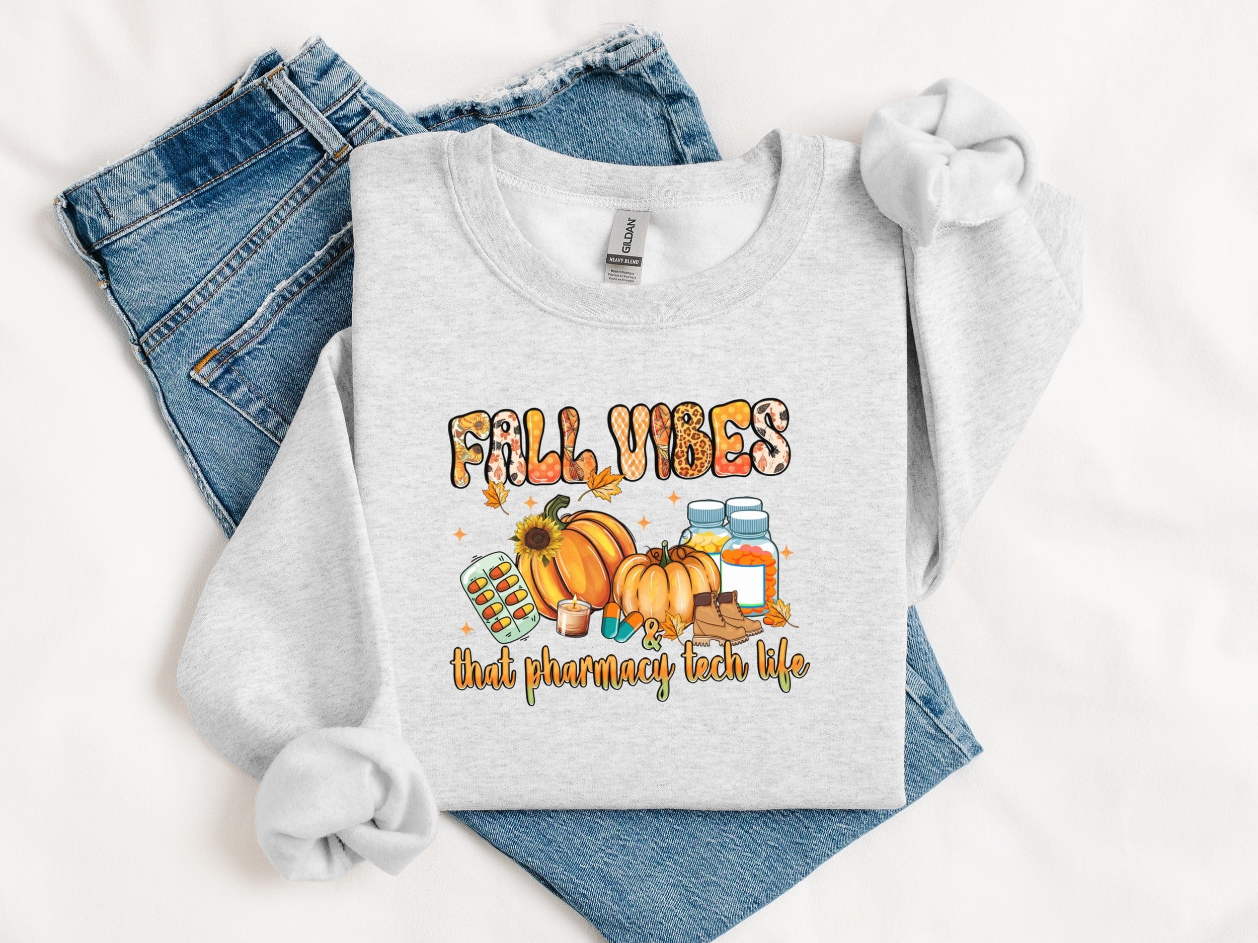 Fall Vibes That Pharmacy Tech Life Sweatshirt Product