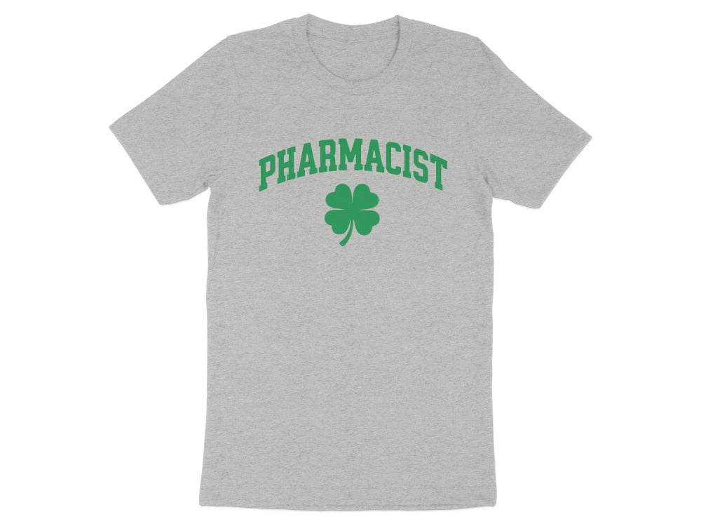 Pharmacist Shamrock (Green Text) Tee