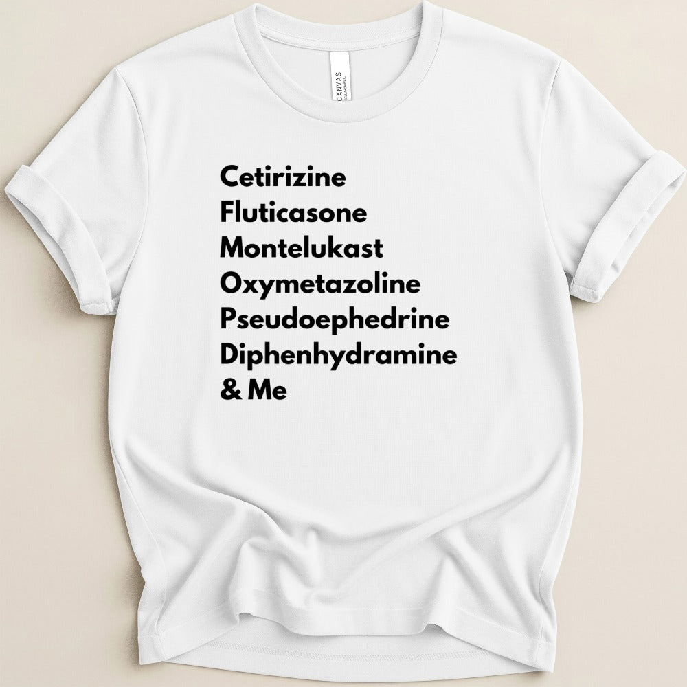 Allergy Season Survival List Tee