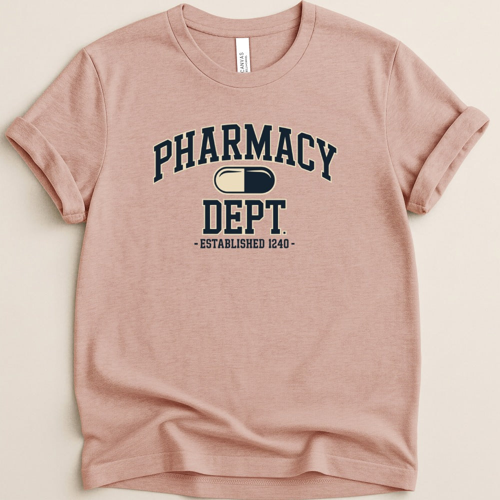 Pharmacy Dept 1240 College Tee