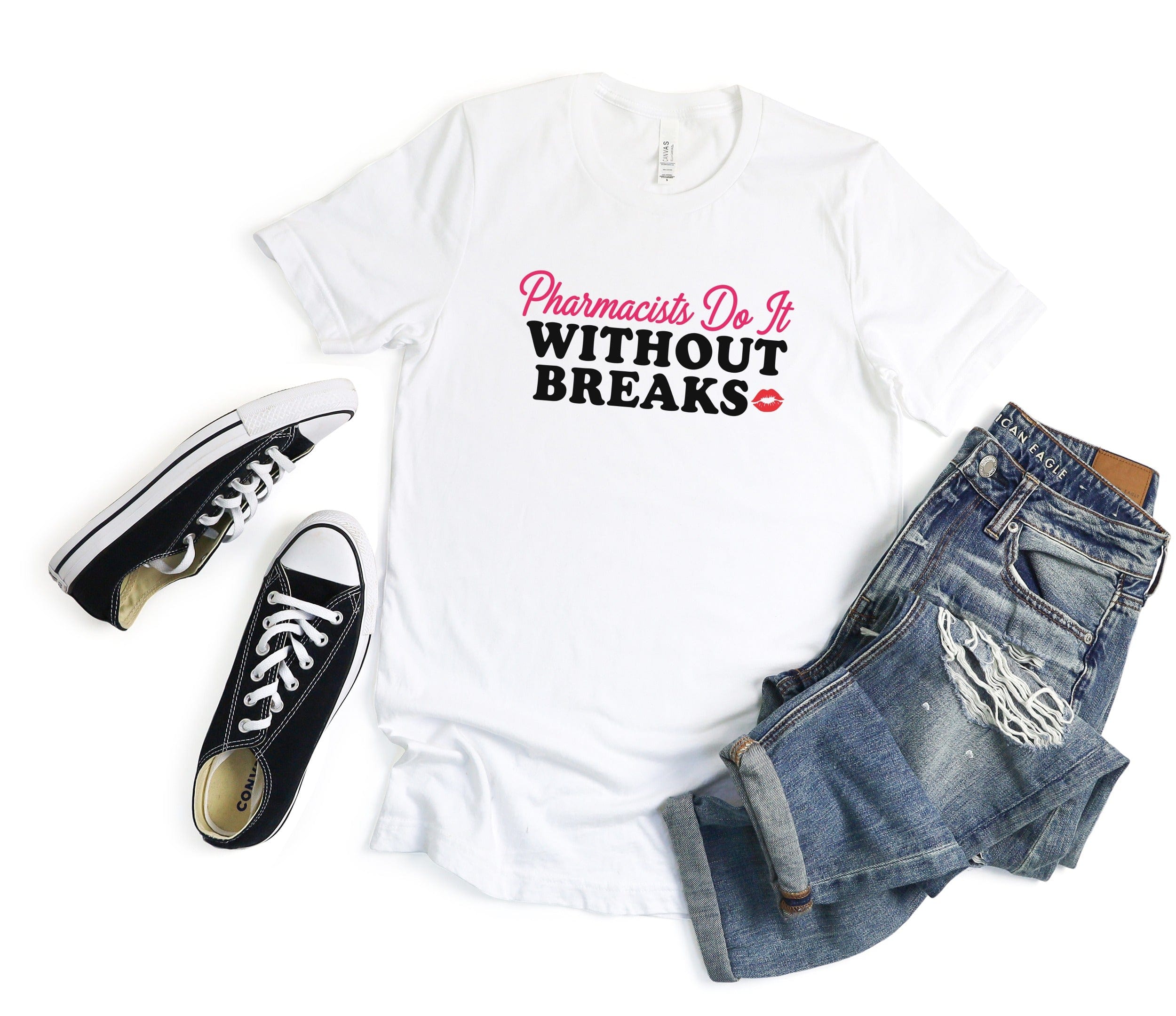 Pharmacists Do It Without Breaks Graphic T-Shirt product
