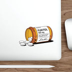 Fukitol 100mg prescription bottle with pills and label.