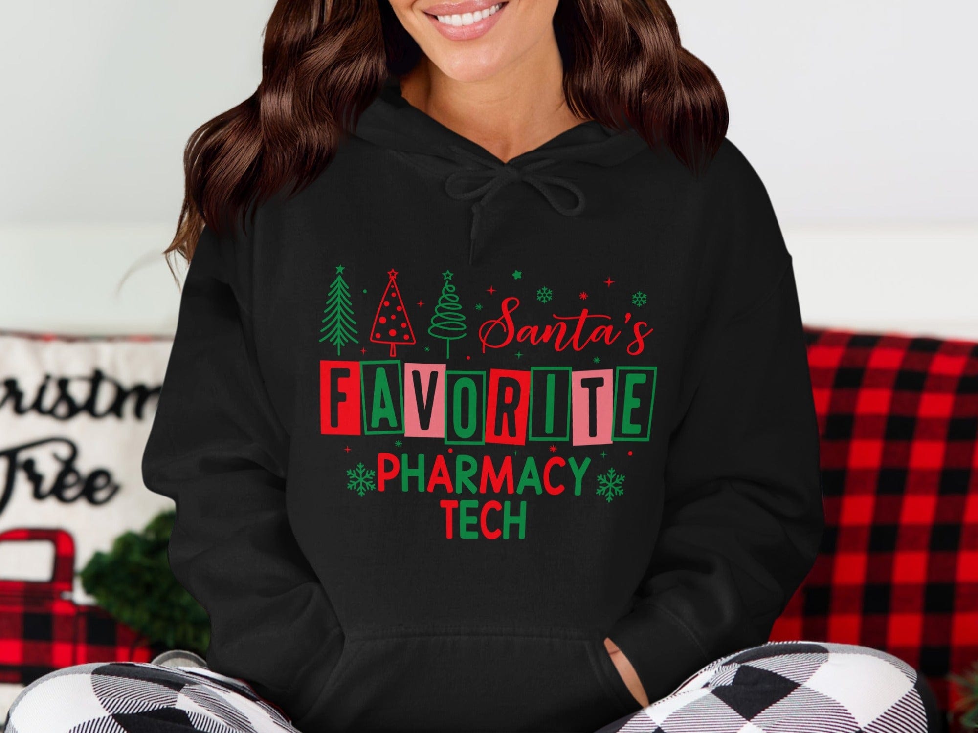 Santa's Favorite Pharmacy Tech Holiday Hoodie product