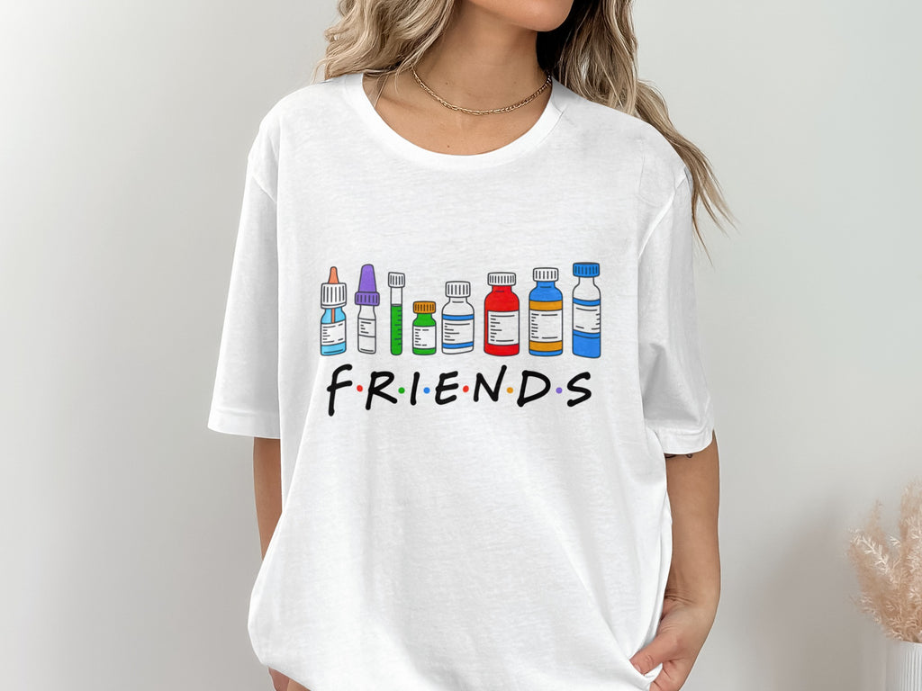 Friends Design Graphic T-shirt