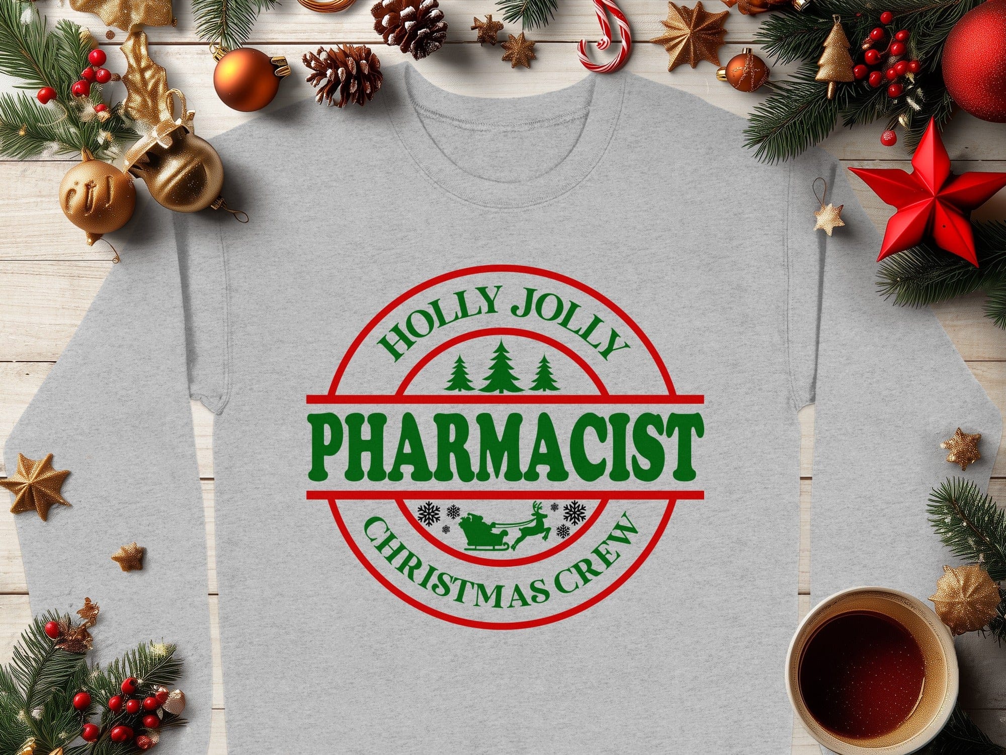 Holly Jolly Pharmacist Christmas Crew Perfect Gift