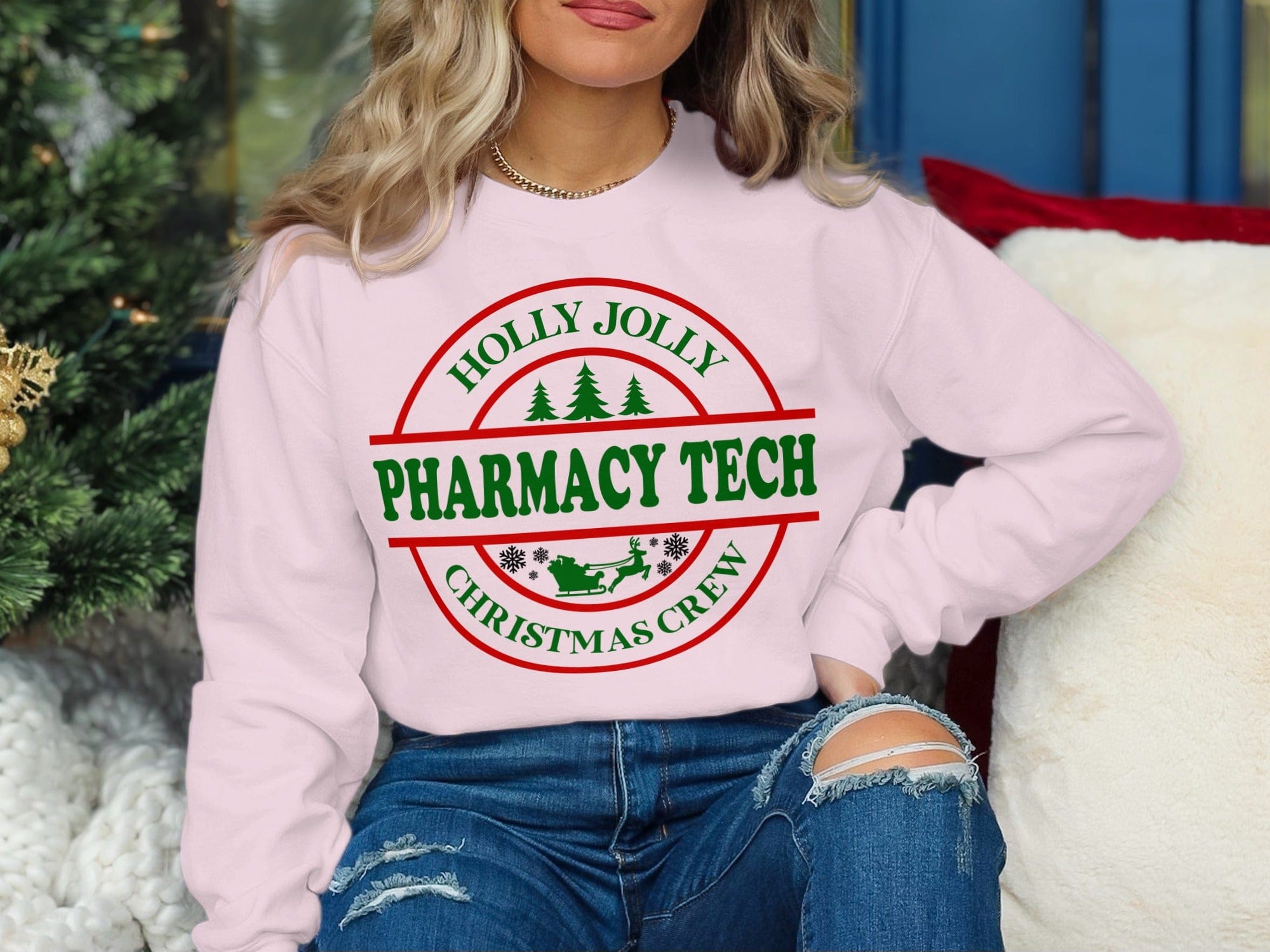 Holly Jolly Pharmacy Tech Christmas Crew product