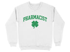 Pharmacist Shamrock (Green Text) Sweatshirt & Hoodie