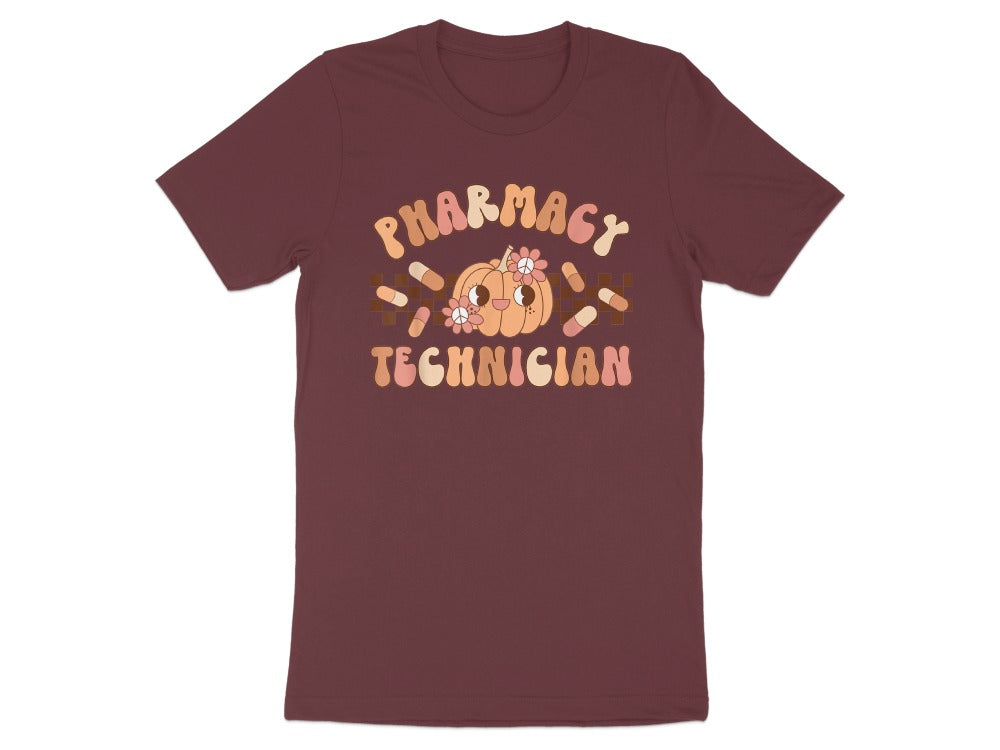 Groovy Fall Pharmacy Technician Tee
