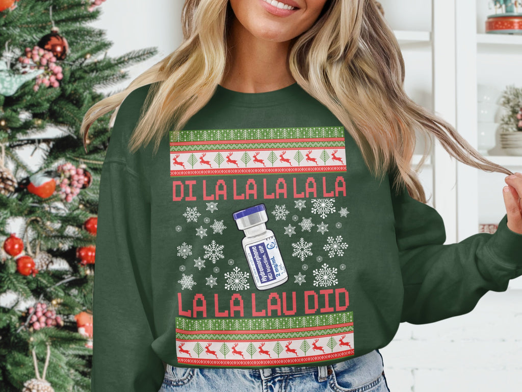 Funny Christmas Singing Syringe Sweatshirt product