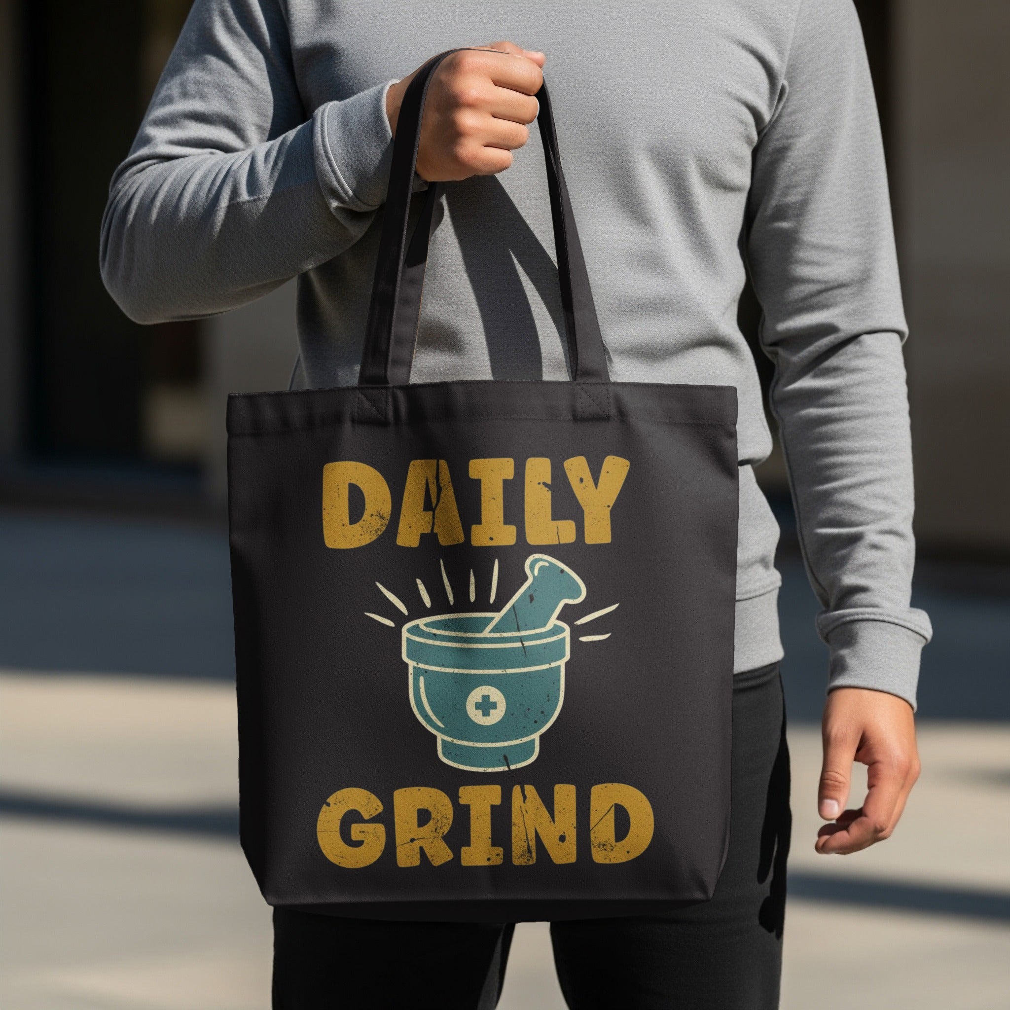 Daily Grind Mortar and Pestle Graphic Tote Bag product type