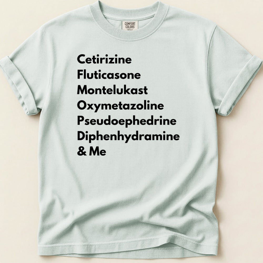 Allergy Season Survival List Tee