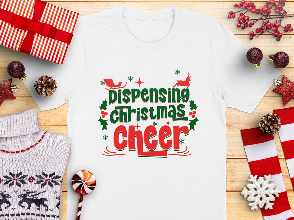 Dispensing Christmas Cheer Festive T-shirt