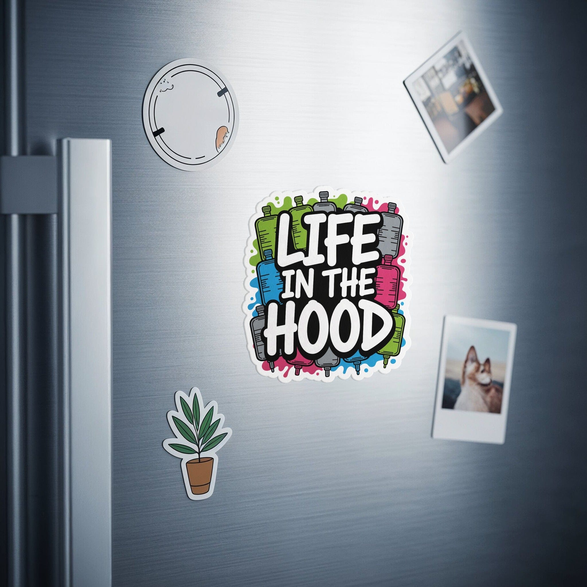 Life in the Hood Cool Refrigerator Magnet product type