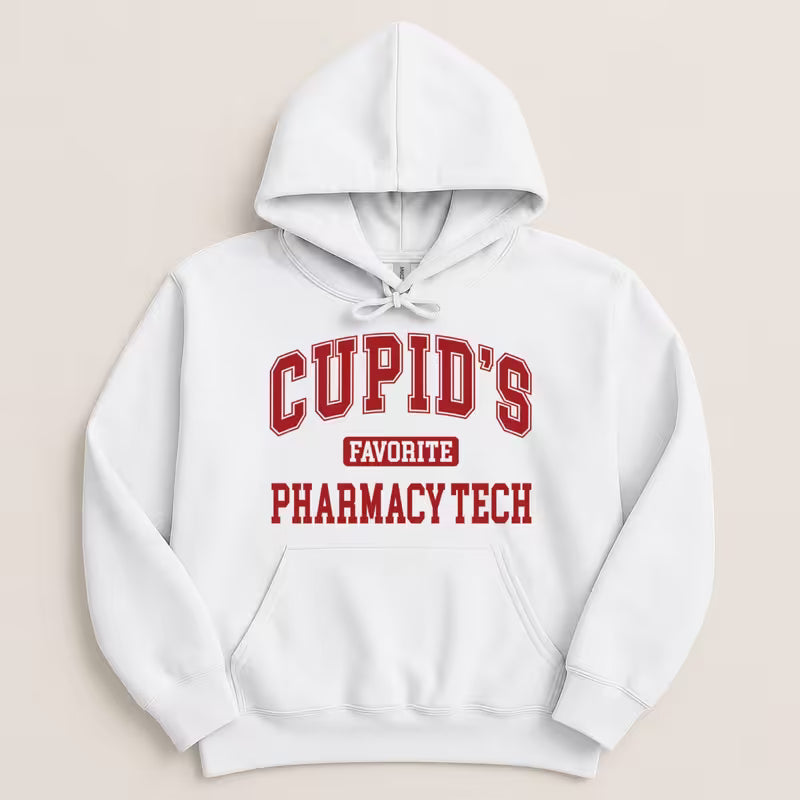 Cupid’s Favorite Pharmacy Tech v1 Sweatshirt & Hoodie