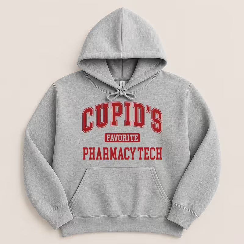 Cupid’s Favorite Pharmacy Tech v1 Sweatshirt & Hoodie