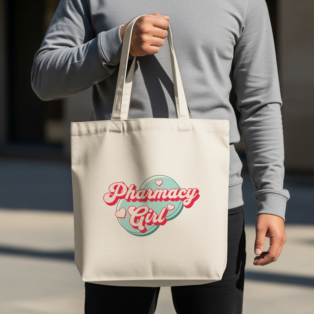 Pharmacy Girl Design Reusable Shopping Tote product