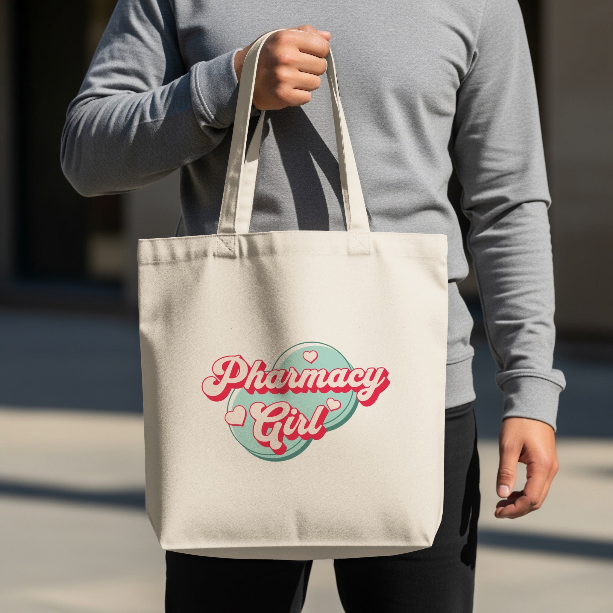 Pharmacy Girl Design Reusable Shopping Tote product