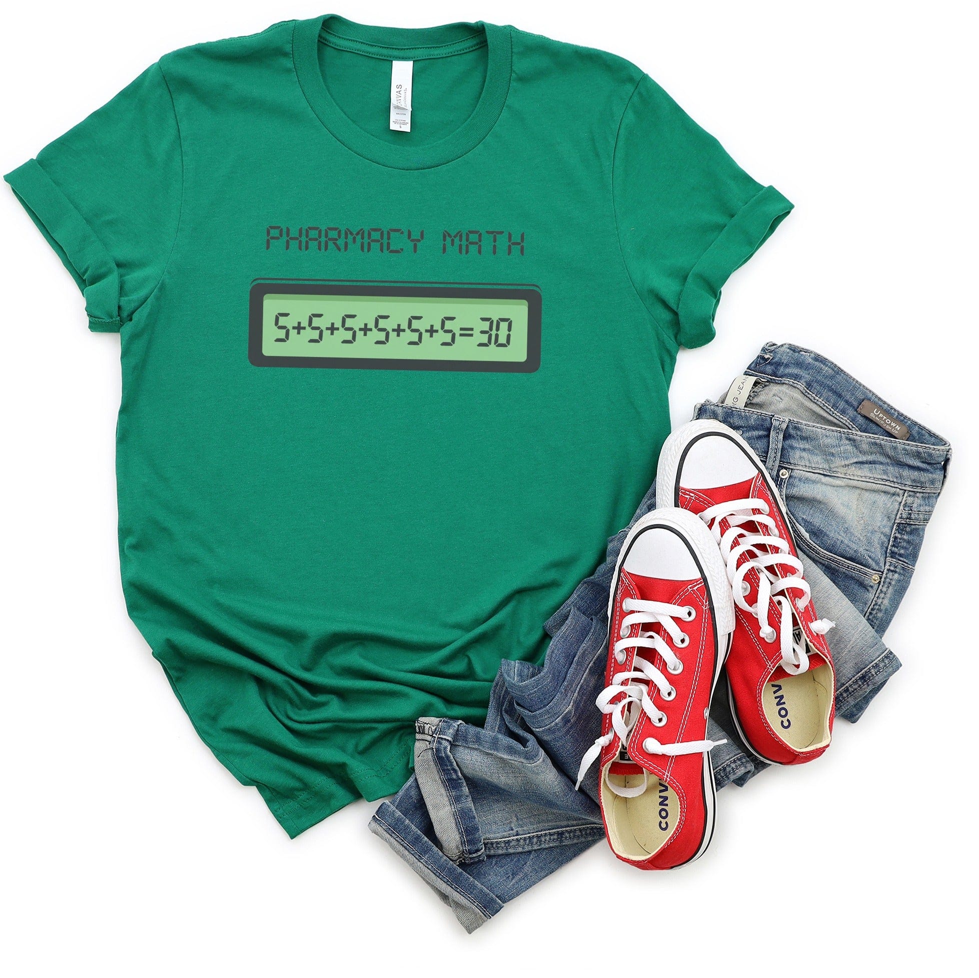 Pharmacy Math Calculator Graphic T-Shirt product