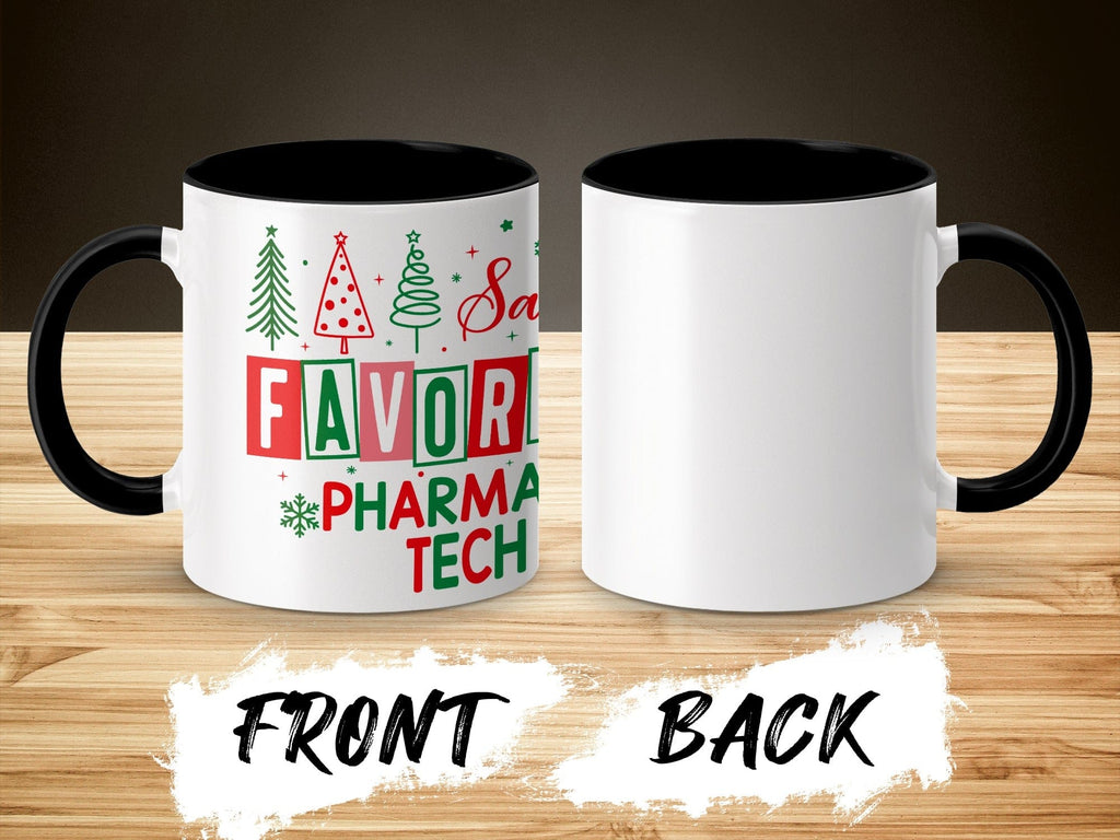 Favor Pharma Tech Christmas Mug with Holiday Design
