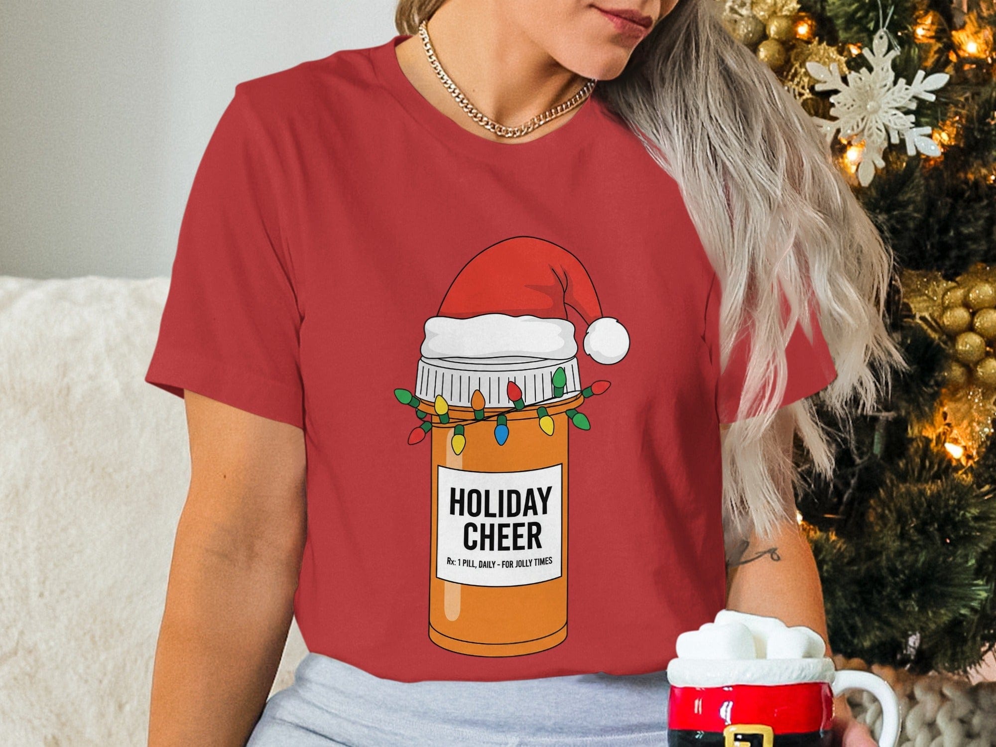 Holiday Cheer Funny Festive T-shirt Design