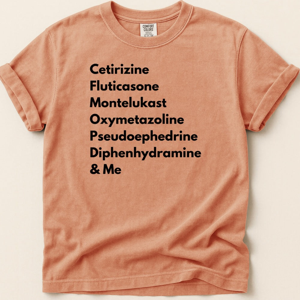Allergy Season Survival List Tee